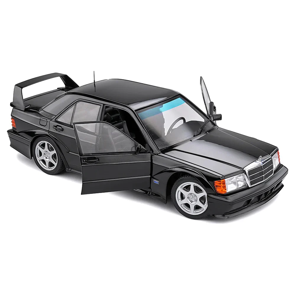 Solido 1990 Mercedes-Benz 190 (W201) EVO II Black 1:18 - Image 6
