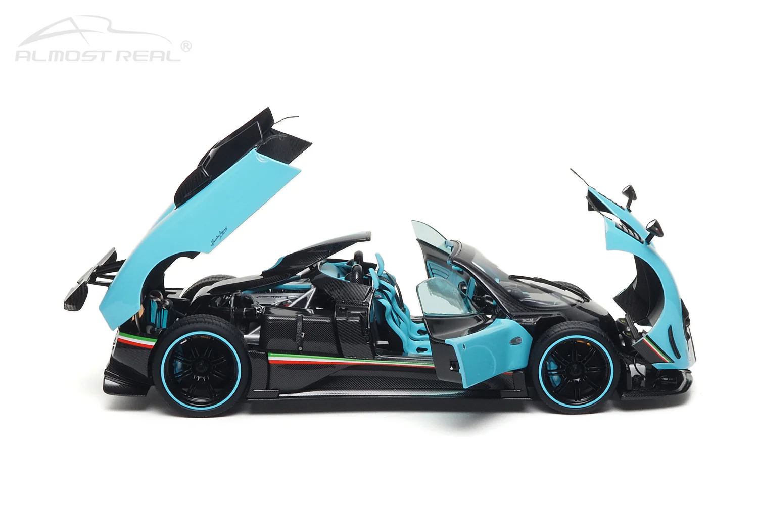 Almost-Real Pagani Zonda Uno Blue 1:18 - Image 7