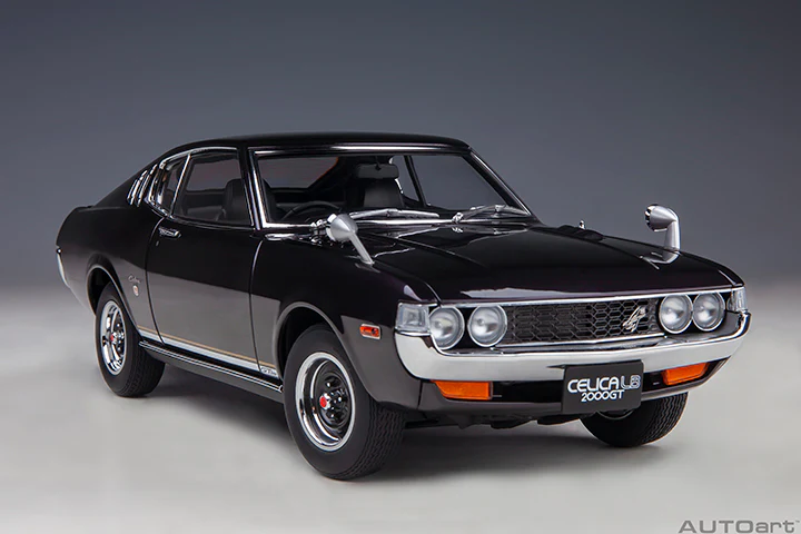 AUTOart 1973 Toyota Celica Liftback 2000GT (RA25) Dark Purple Metallic 1:18 - Image 16