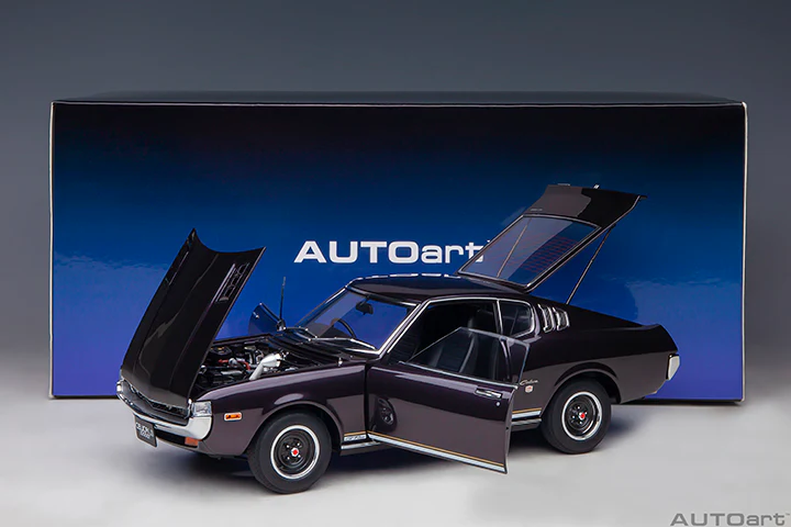 AUTOart 1973 Toyota Celica Liftback 2000GT (RA25) Dark Purple Metallic 1:18 - Image 20
