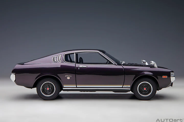 AUTOart 1973 Toyota Celica Liftback 2000GT (RA25) Dark Purple Metallic 1:18 - Image 4