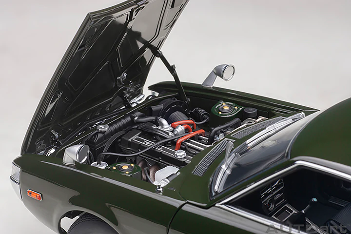 AUTOart 1973 Toyota Celica Liftback 2000GT (RA25) Moss Green 1:18 - Image 11