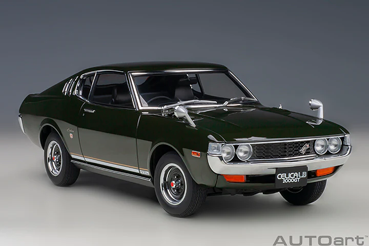 AUTOart 1973 Toyota Celica Liftback 2000GT (RA25) Moss Green 1:18 - Image 16