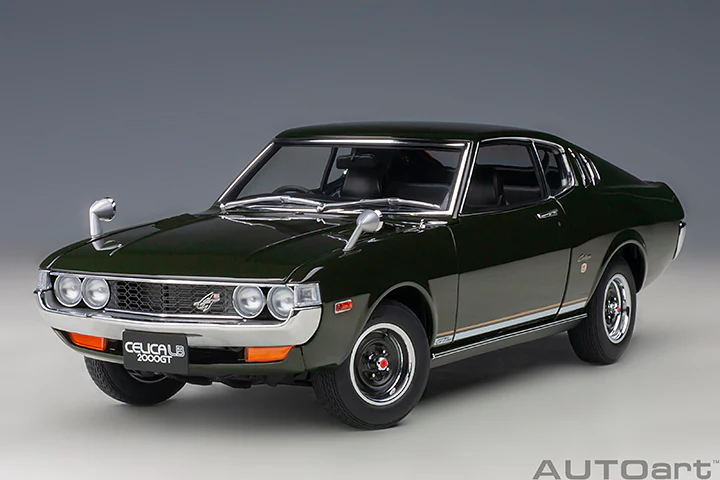 AUTOart 1973 Toyota Celica Liftback 2000GT (RA25) Moss Green 1:18 - Image 17