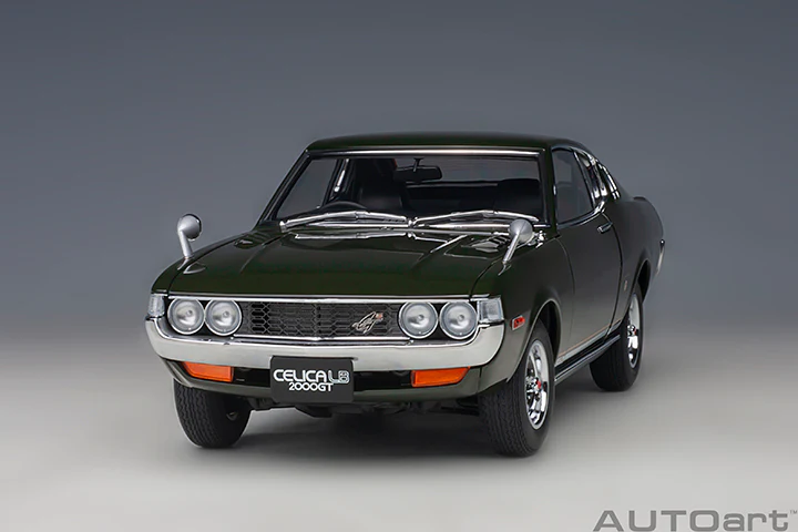 AUTOart 1973 Toyota Celica Liftback 2000GT (RA25) Moss Green 1:18 - Image 18