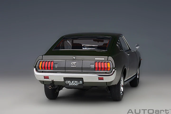 AUTOart 1973 Toyota Celica Liftback 2000GT (RA25) Moss Green 1:18 - Image 19