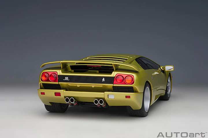 AUTOart 1995 Lamborghini Diablo SE30 Giallo Spyder Metallic Yellow 1:18 - Image 19