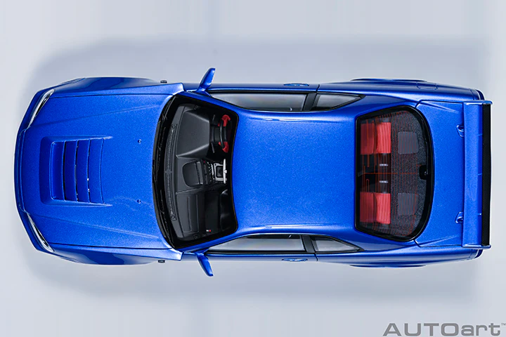 AUTOart 2001 Nissan Skyline GT-R (R34) Z-Tune Bayside Blue 1:18 - Image 13