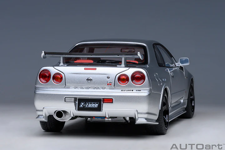 AUTOart 2001 Nissan Skyline GT-R (R34) Z-Tune Silver 1:18 - Image 19