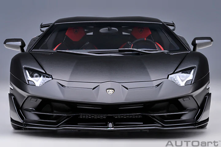 AUTOart 2016 Lamborghini Aventador SVJ Matte Black 1:18 - Image 16