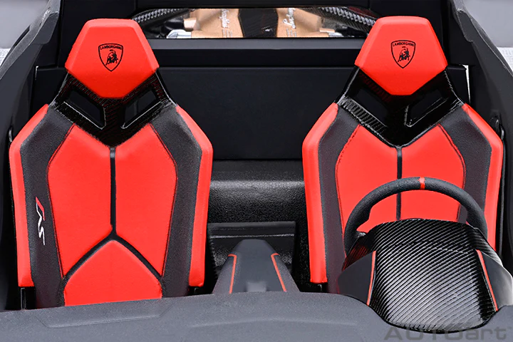 AUTOart 2016 Lamborghini Aventador SVJ Matte Black 1:18 - Image 5