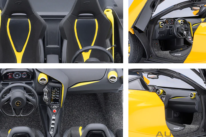 AUTOart 2017 Mclaren 720S Volcano Yellow 1:18 - Image 12