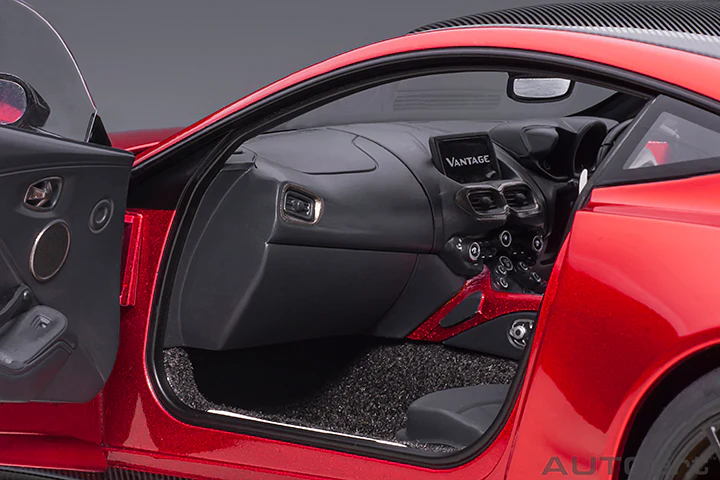 AUTOart 2019 Aston Martin Vantage Hyper Red w/ Carbon Roof 1:18 - Image 9