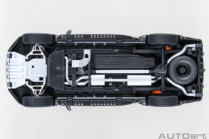 AUTOart 2019 Ford F-150 Raptor Supercrew Agate Black 1:18 - Image 8