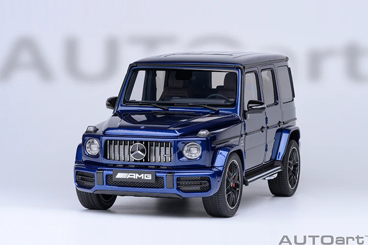 AUTOart 2019 Mercedes-Benz G63 AMG 4x4 G-Class Brilliant Blue Metallic 1:18 - Image 20