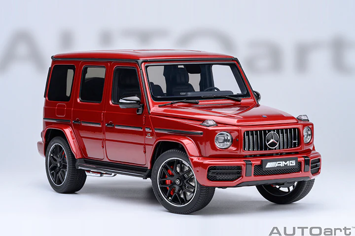 AUTOart 2019 Mercedes-Benz G63 AMG 4x4 G-Class Designo Cardinal Red Metallic 1:18 - Image 18