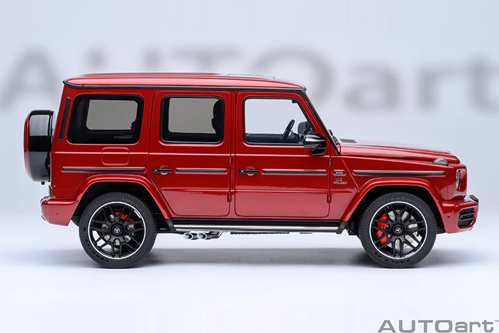 AUTOart 2019 Mercedes-Benz G63 AMG 4x4 G-Class Designo Cardinal Red Metallic 1:18 - Image 5
