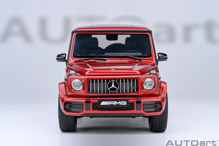 AUTOart 2019 Mercedes-Benz G63 AMG 4x4 G-Class Designo Cardinal Red Metallic 1:18 - Image 6