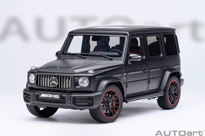 AUTOart 2019 Mercedes-Benz G63 AMG 4x4 G-Class Designo Night Black Magno 1:18 - Image 19