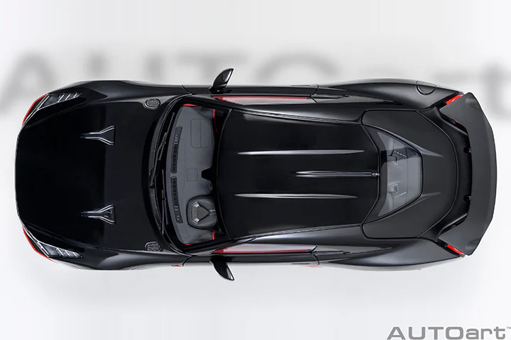 AUTOart 2020 Nissan GT-R (R50) by Italdesign Black w/ Matte Black & Red 1:18 - Image 7