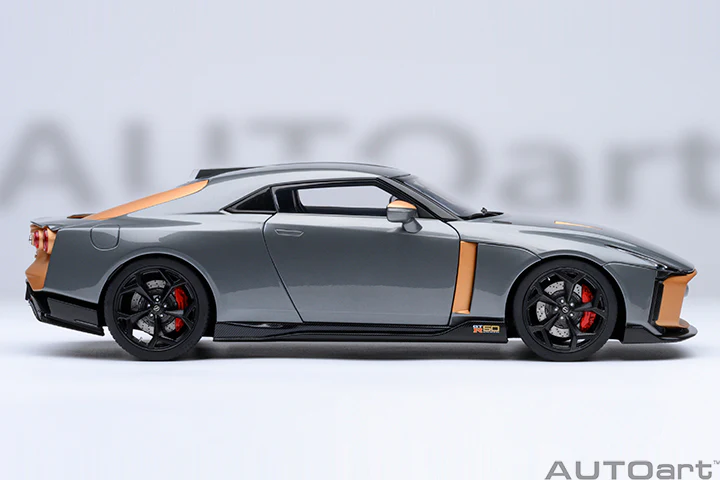 AUTOart 2020 Nissan GT-R (R50) by Italdesign Goodwood Version Liquid Kinetic Grey 1:18 - Image 4