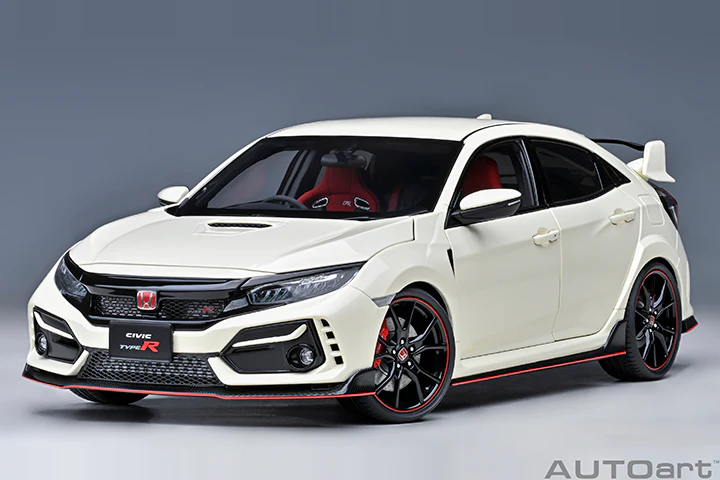 AUTOart 2021 Honda Civic Type R (FK8) Championship White 1:18 - Image 17