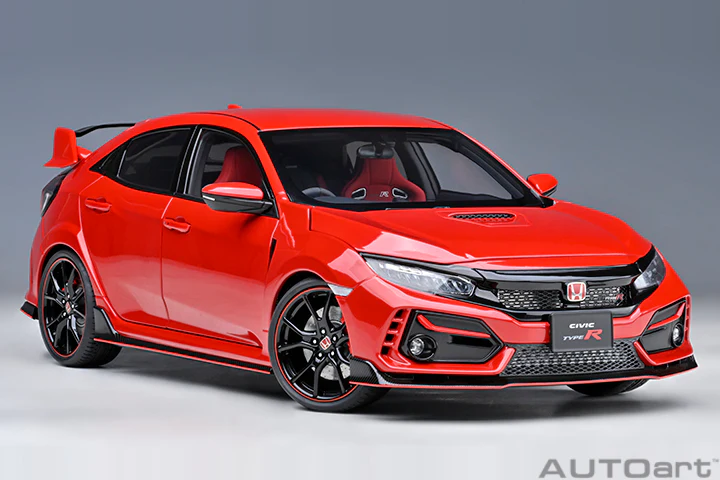 AUTOart 2021 Honda Civic Type R (FK8) Flame Red 1:18 - Image 16