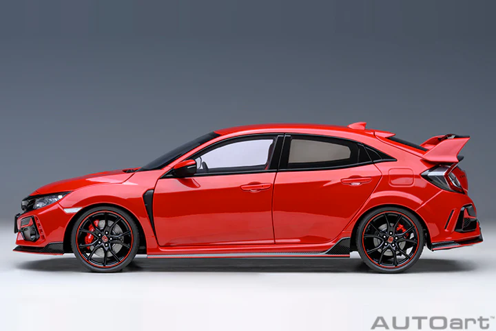 AUTOart 2021 Honda Civic Type R (FK8) Flame Red 1:18 - Image 3