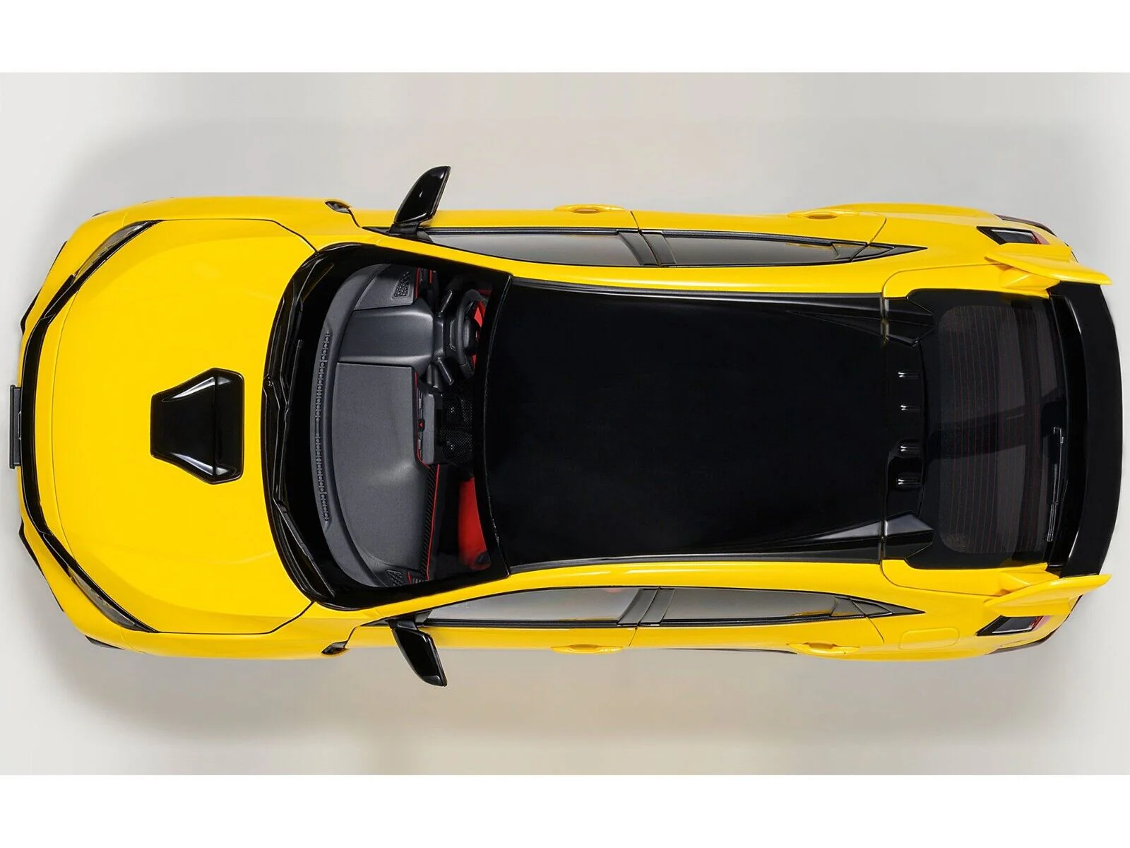 AUTOart 2021 Honda Civic Type R (FK8) Sunlight Yellow 1:18 - Image 11