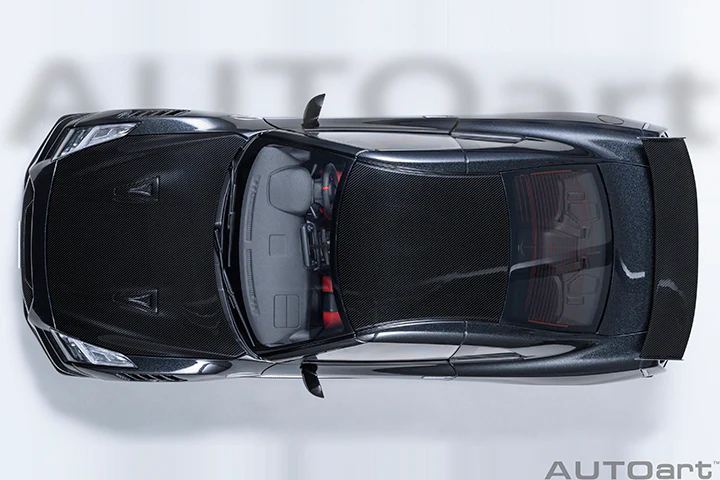 AUTOart 2022 Nissan Skyline GT-R (R35) Nismo Special Edition Meteor Flake Black Pearl 1:18 - Image 8
