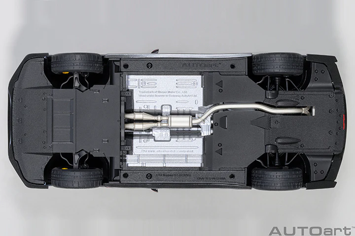 AUTOart 2022 Nissan Skyline GT-R (R35) Nismo Special Edition Nismo Stealth Gray 1:18 - Image 10