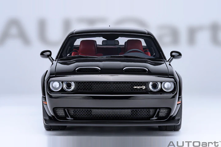 AUTOart 2023 Dodge Challenger SRT Super Stock Pitch Black 1:18 - Image 5