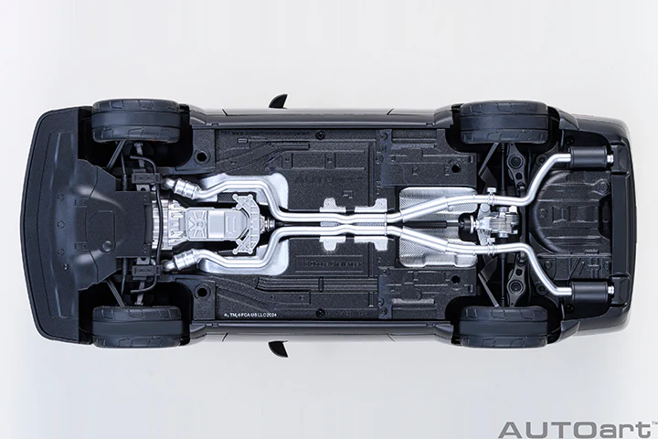 AUTOart 2023 Dodge Challenger SRT Super Stock Pitch Black 1:18 - Image 8