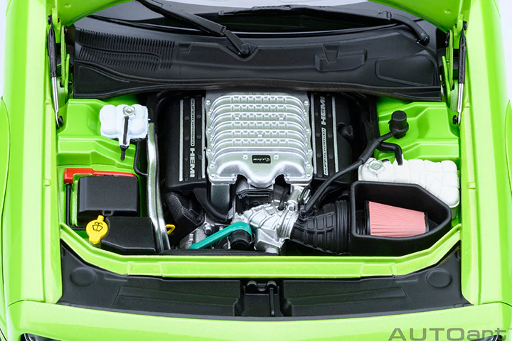 AUTOart 2023 Dodge Challenger SRT Super Stock Sublime Green 1:18 - Image 12