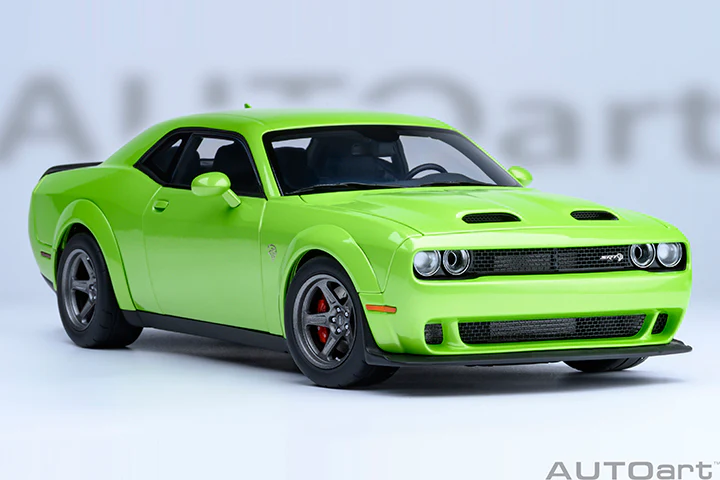 AUTOart 2023 Dodge Challenger SRT Super Stock Sublime Green 1:18 - Image 17