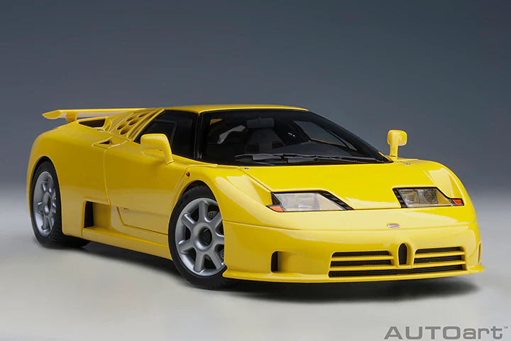 AUTOart Bugatti EB110 SS Giallo Bugatti (Yellow) 1:18 - Image 15