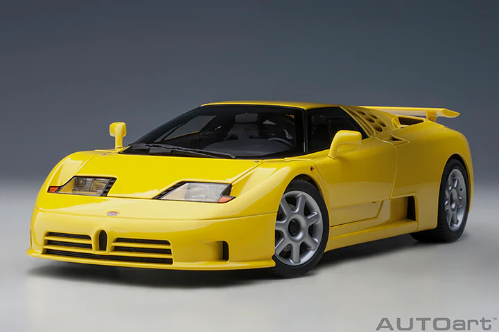 AUTOart Bugatti EB110 SS Giallo Bugatti (Yellow) 1:18 - Image 17