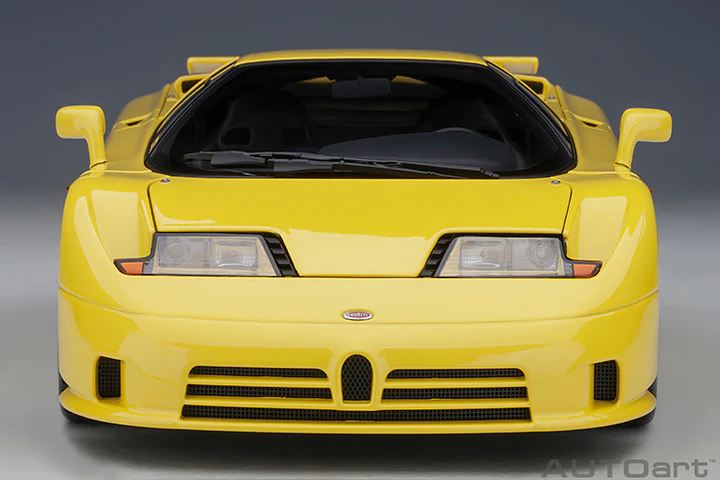 AUTOart Bugatti EB110 SS Giallo Bugatti (Yellow) 1:18 - Image 5