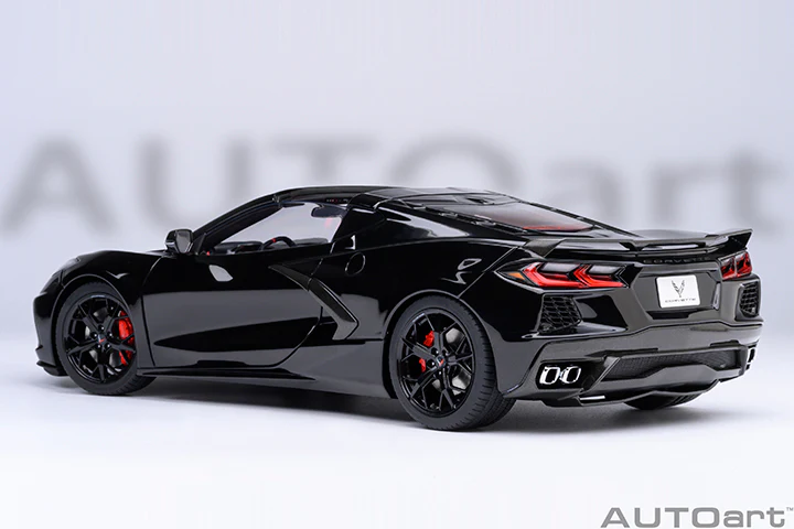 AUTOart Chevy Corvette C8 Z51 Black 1:18 - Image 3