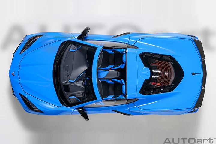 AUTOart Chevy Corvette C8 Z51 Rapid Blue 1:18 - Image 9