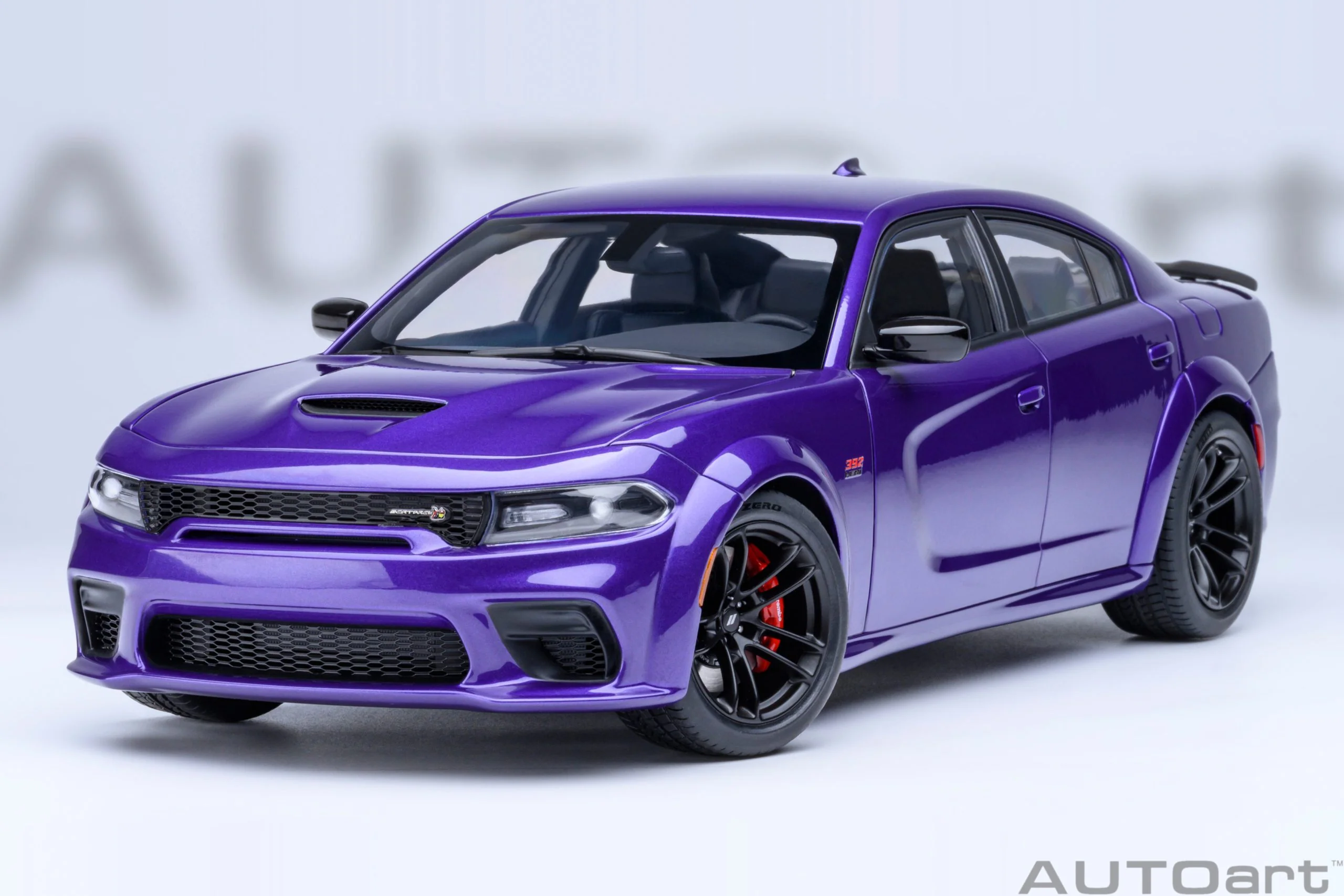 AUTOart Dodge Charger R/T Scat Pack Widebody Plum Crazy Purple 1:18 - Image 18