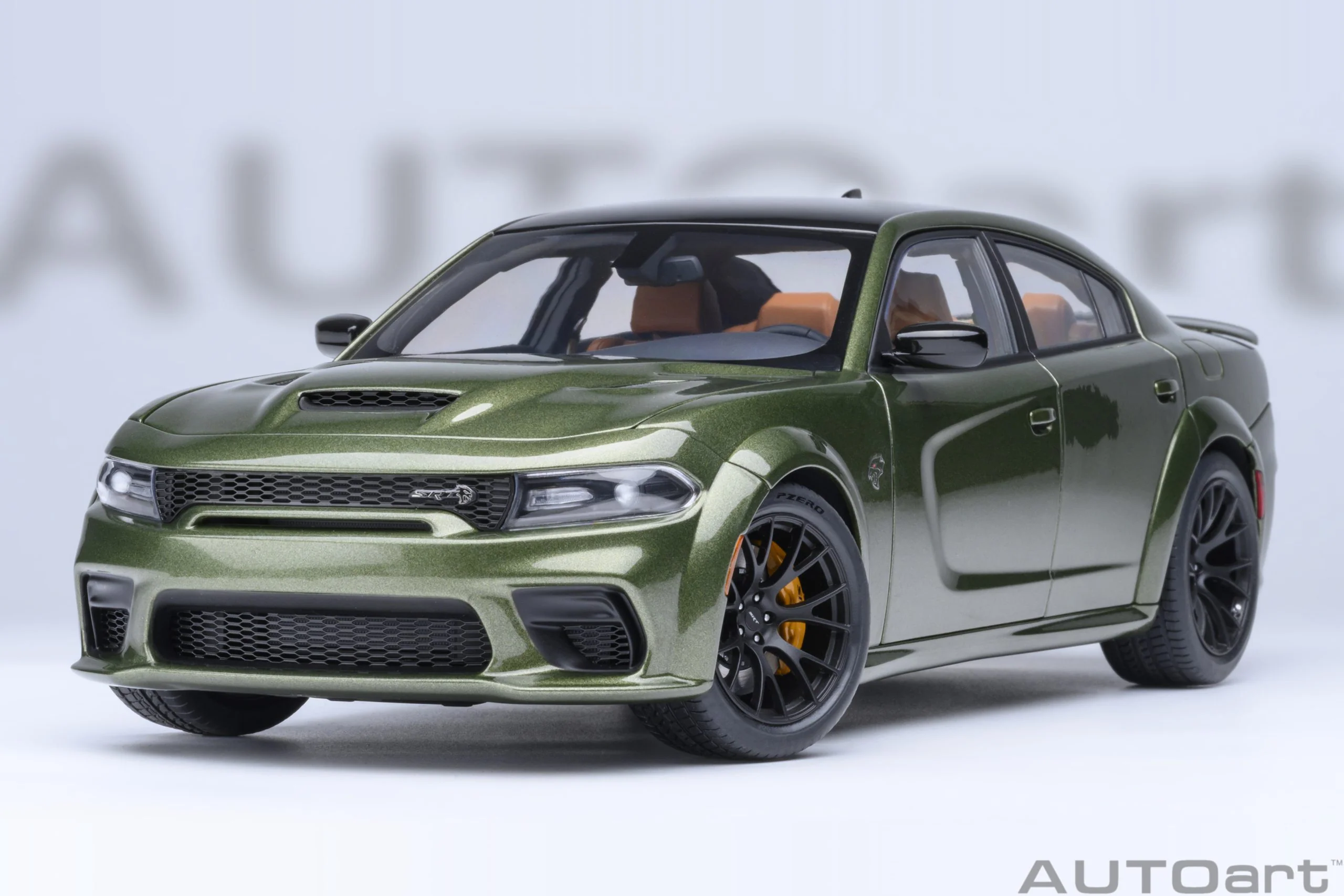 AUTOart Dodge Charger SRT Hellcat Redeye Jailbreak F8 Green 1:18 - Image 18