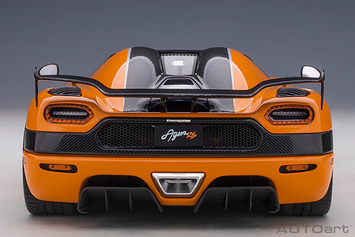 AUTOart Koenigsegg Agera RS Spyder Cone Orange & Carbon Black 1:18 - Image 7