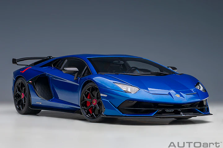 AUTOart Lamborghini Aventador SVJ Blu Nethuns (Metallic Blue) 1:18 - Image 14