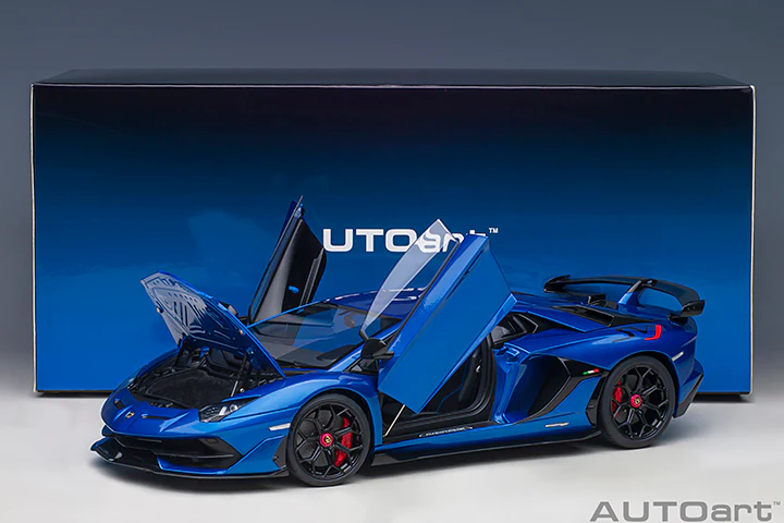 AUTOart Lamborghini Aventador SVJ Blu Nethuns (Metallic Blue) 1:18 - Image 18