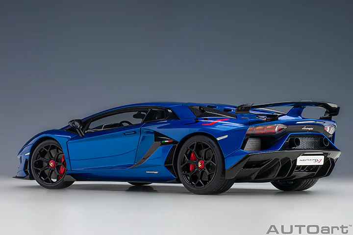 AUTOart Lamborghini Aventador SVJ Blu Nethuns (Metallic Blue) 1:18 - Image 2