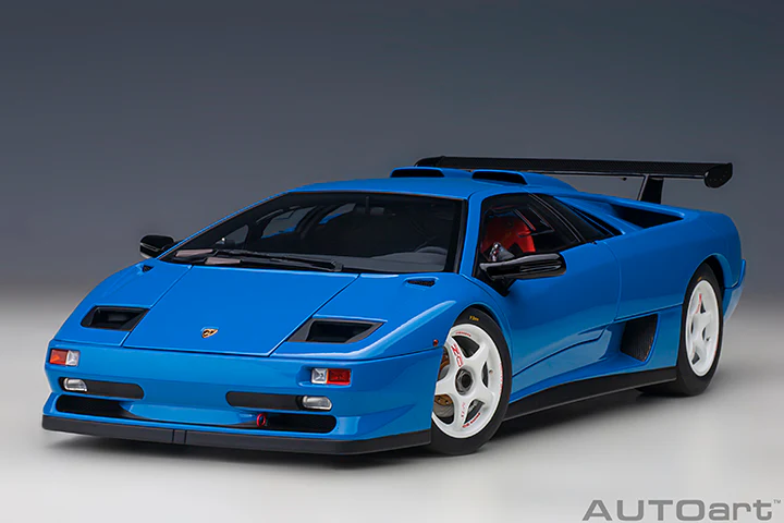 AUTOart Lamborghini Diablo SV-R Blu Le Mans Blue 1:18 - Image 17