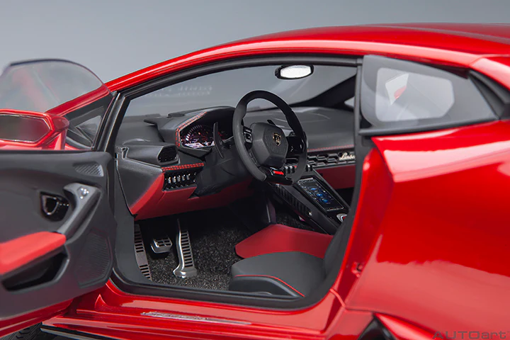 AUTOart 2018 Lamborghini Huracan EVO Rosso Bia (Metallic Red) 1:18 - Image 14