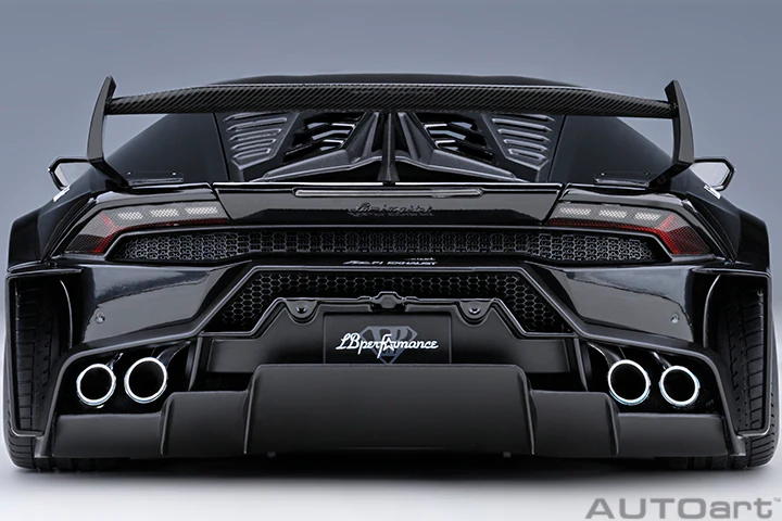 AUTOart Lamborghini Huracan GT Liberty Walk LB Silhouette Works Black 1:18 - Image 6