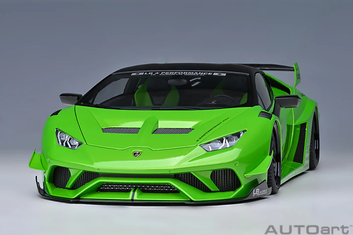 AUTOart Lamborghini Huracan GT Liberty Walk LB Silhouette Works Pearl Green 1:18 - Image 18